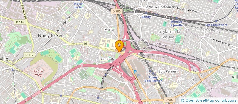 localisation de l'entreprise ETAPE VOYAGES à ROSNY-SOUS-BOIS