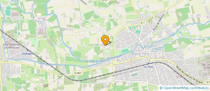 localisation de l'entreprise ETAPES ARCHITECTURE  LE THOR