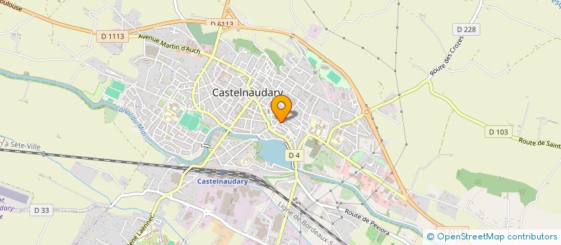 localisation de l'entreprise ETAPES DE JEUNESSE FEMININE  CASTELNAUDARY