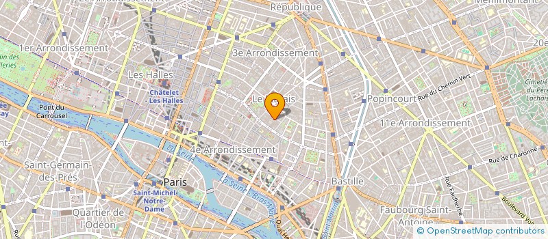 localisation de l'entreprise ETAPRES  PARIS