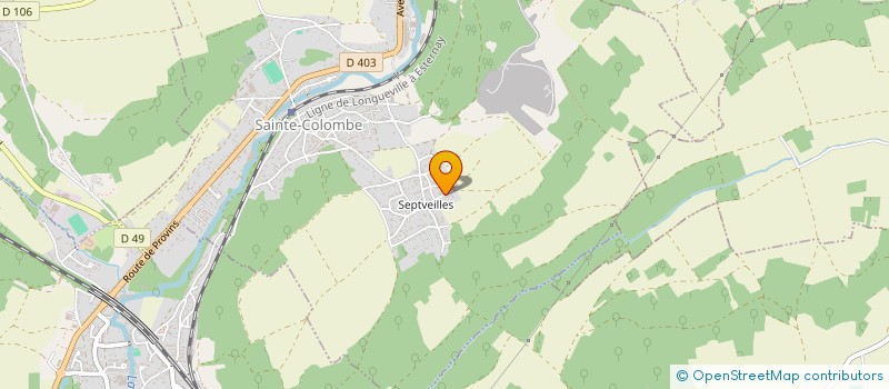 localisation de l'entreprise ETAPSPORT  SAINTE-COLOMBE