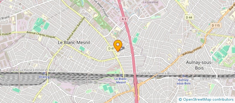 localisation de l'entreprise ETAR à LE BLANC-MESNIL