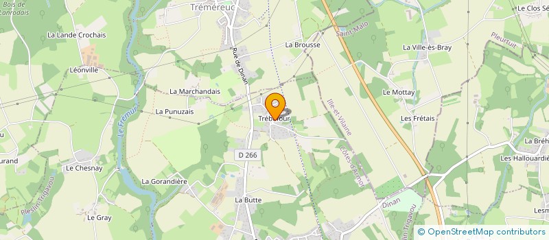 localisation de l'entreprise ETAR ENVIRONNEMENT  PLESLIN TRIGAVOU