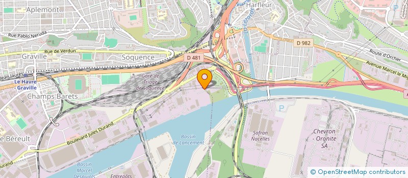 localisation de l'entreprise ETARES ENVIRONNEMENT  SAINT VIGOR D'YMONVILLE