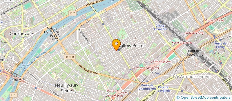 localisation de l'entreprise ETARIP-MOZZER.CORP à LEVALLOIS-PERRET