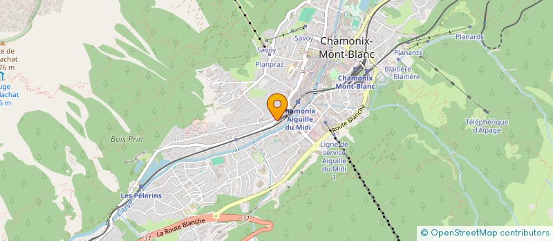 localisation de l'entreprise ETASHI  CHAMONIX-MONT-BLANC