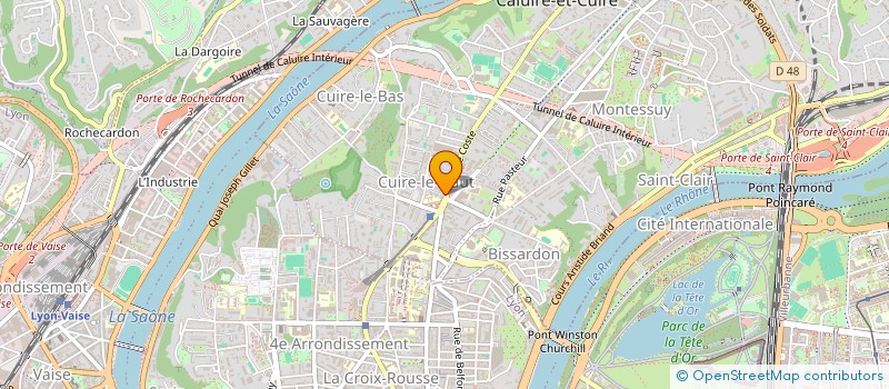 localisation de l'entreprise ETAT D'ESPRIT  CALUIRE ET CUIRE