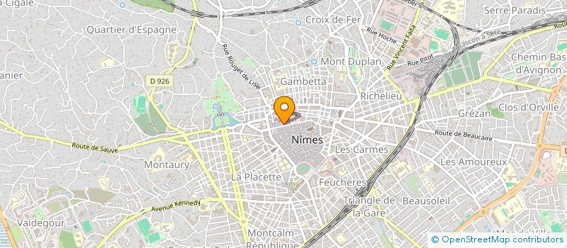 localisation de l'entreprise ETAT DAME  NIMES