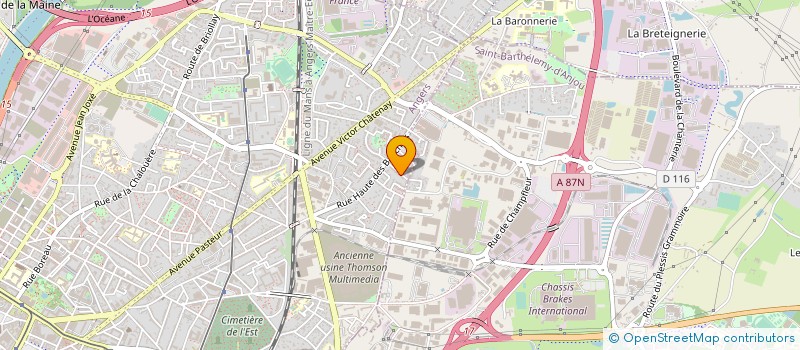 localisation de l'entreprise ETAT DE DROIT à ANGERS