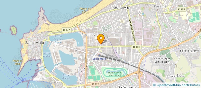 localisation de l'entreprise ETAT INVEST  SAINT-MALO