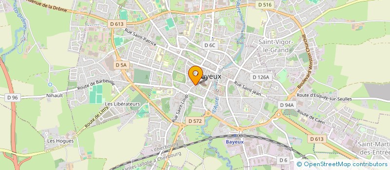 localisation de l'entreprise ETATS GENERAUX DE LA BANDE DESSINEE  BAYEUX