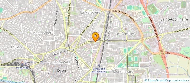localisation de l'entreprise ETATS GENERAUX GASTRONOMIE FRANCAISE à DIJON