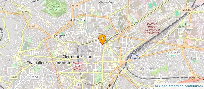localisation de l'entreprise ETATS SECONDS  CLERMONT-FERRAND