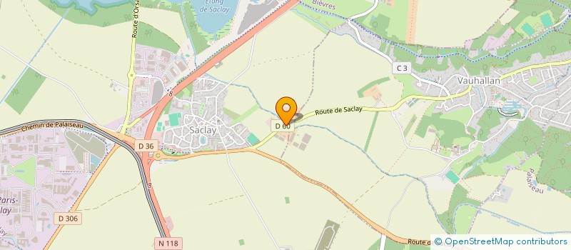 localisation de l'entreprise ETAVER S A R L  SACLAY