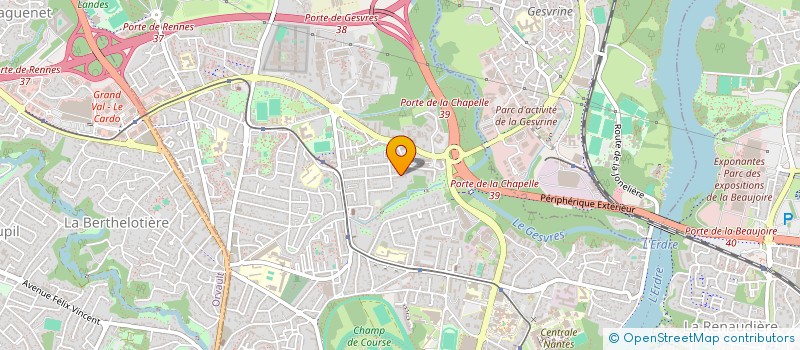 localisation de l'entreprise ETAYA à NANTES