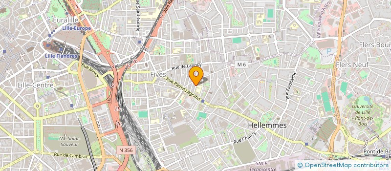 localisation de l'entreprise ETAYS à LILLE