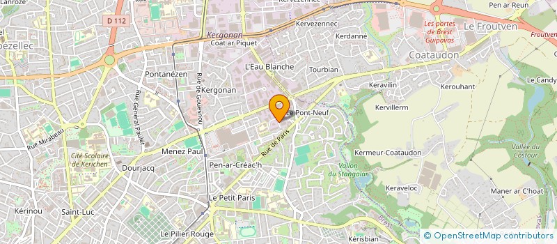 localisation de l'entreprise ETB à BREST