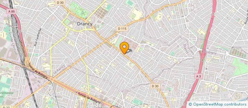 localisation de l'entreprise ETB à DRANCY