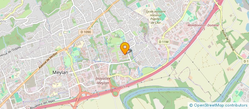 localisation de l'entreprise ETB  MEYLAN