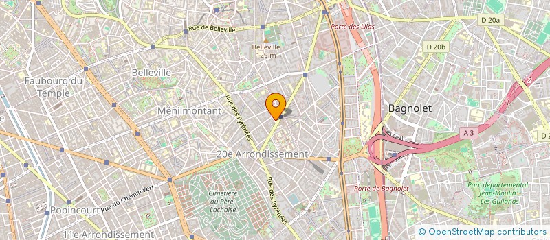 localisation de l'entreprise ETB  PARIS