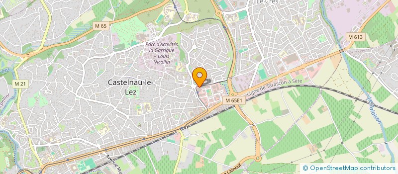 localisation de l'entreprise ETB à CASTELNAU-LE-LEZ