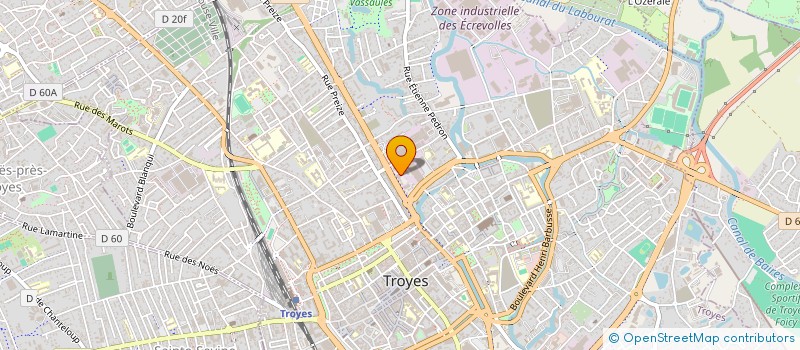 localisation de l'entreprise ETB à TROYES