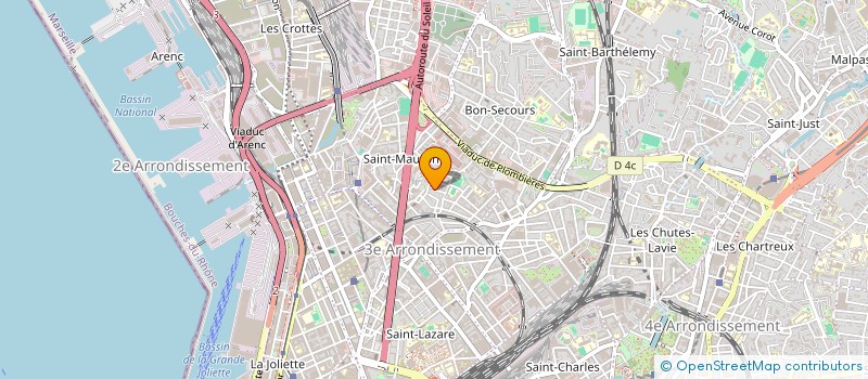 localisation de l'entreprise ETB GB à MARSEILLE