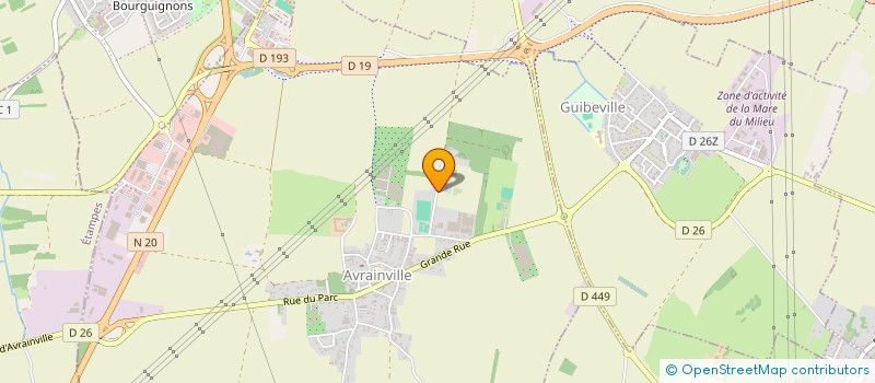 localisation de l'entreprise ETB GROUP  AVRAINVILLE