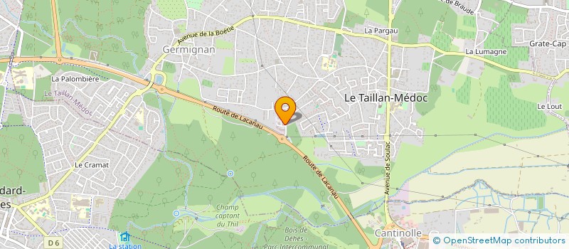 localisation de l'entreprise ETB LE TAILLAN MEDOC à LE TAILLAN-MEDOC