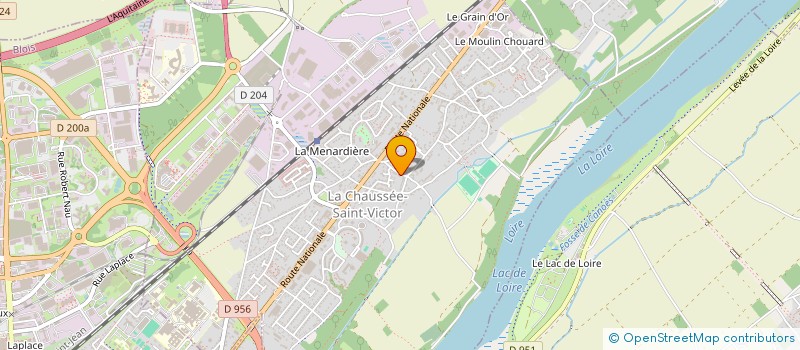 localisation de l'entreprise ETB PERONNAUD à LA CHAUSSEE-SAINT-VICTOR