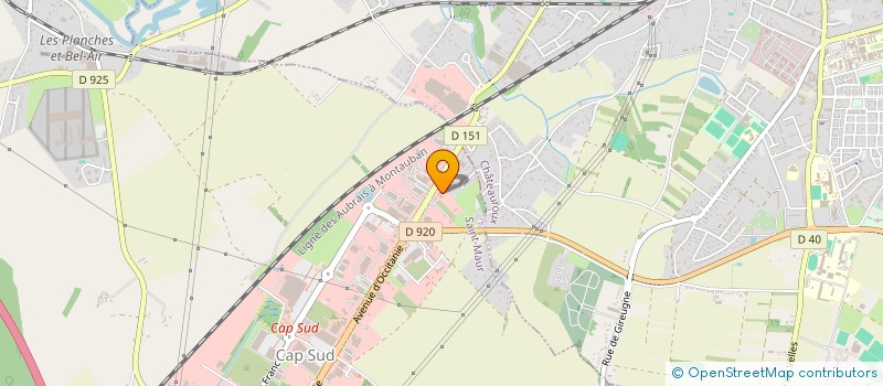localisation de l'entreprise ETBB à SAINT-MAUR