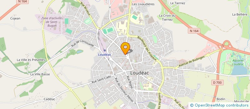 localisation de l'entreprise ETBD à LOUDEAC