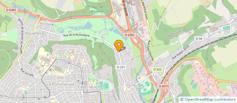 localisation de l'entreprise ETBE  HARFLEUR