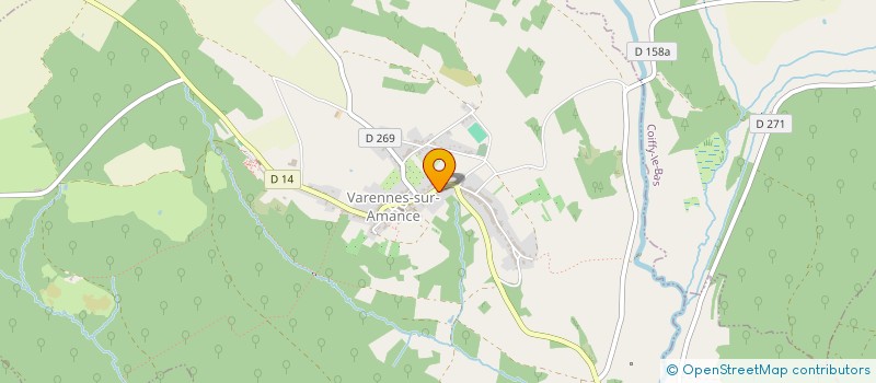 localisation de l'entreprise ETBI SAS à VARENNES-SUR-AMANCE