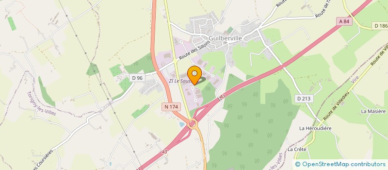 localisation de l'entreprise ETBIM  TORIGNY-LES-VILLES