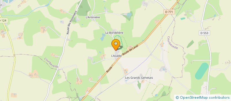 localisation de l'entreprise ETBIM à COURBEVEILLE