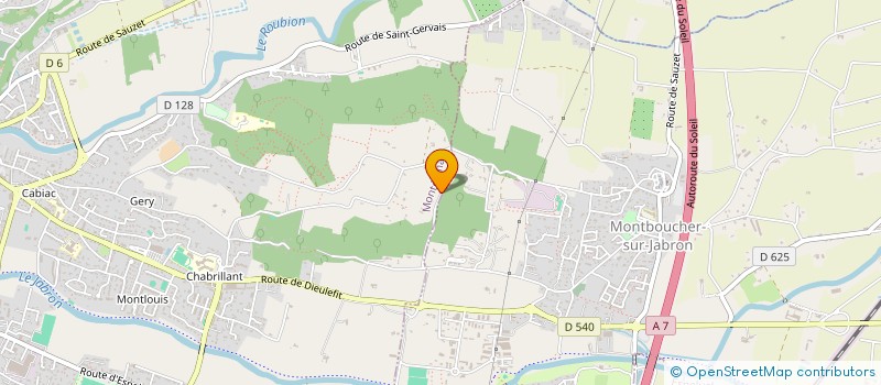 localisation de l'entreprise ETBM  MONTELIMAR