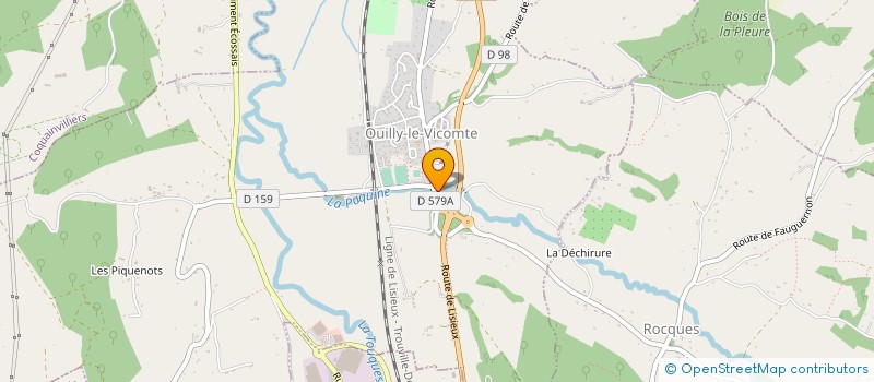 localisation de l'entreprise ETBS ALLEAUME AVROUIN à MOYAUX