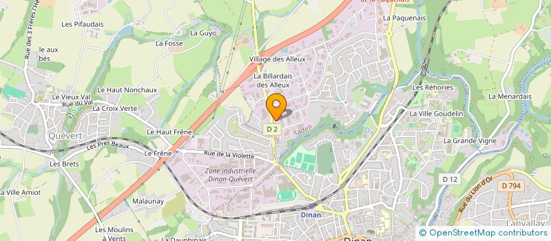 localisation de l'entreprise ETC  TADEN