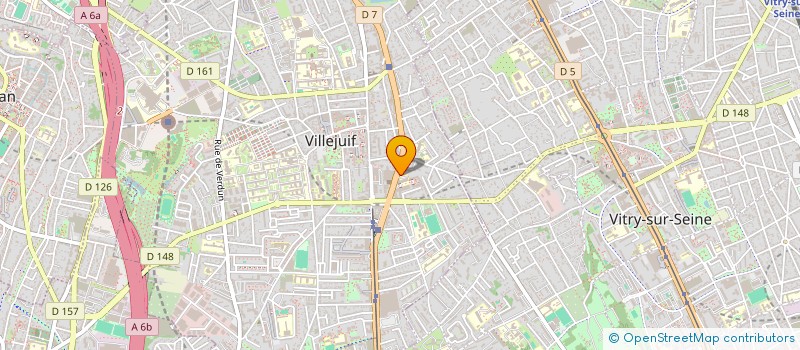 localisation de l'entreprise ETC à VILLEJUIF