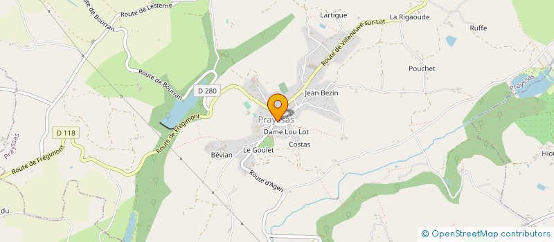 localisation de l'entreprise ETC  MADAILLAN