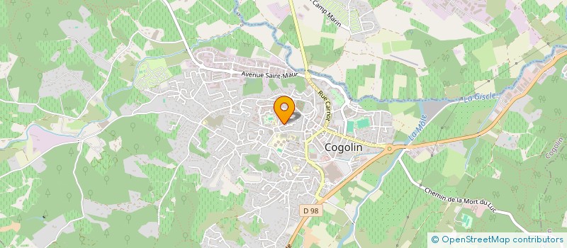 localisation de l'entreprise ETC  COGOLIN