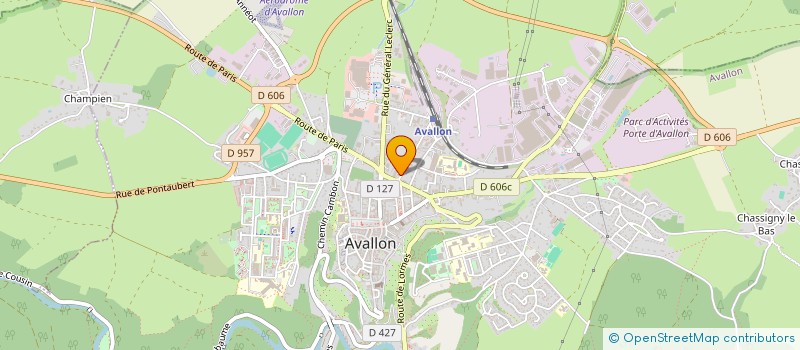 localisation de l'entreprise ETC AVALLON à AVALLON