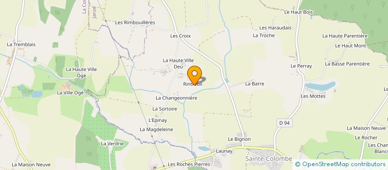 localisation de l'entreprise ETC BEL AIR  SAINTE-COLOMBE