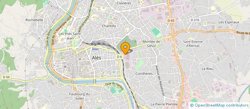 localisation de l'entreprise ETC CEVENNES  ALES