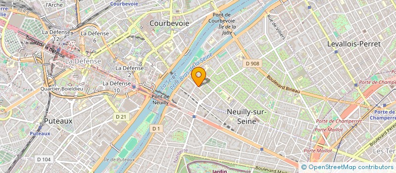 localisation de l'entreprise ETC ERUOP TRANSIT COMPANY à NEUILLY SUR SEINE
