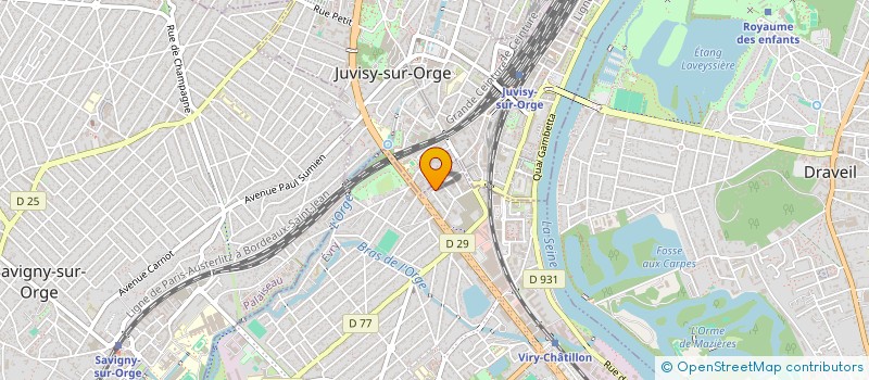 localisation de l'entreprise ETC GESTION à VIRY-CHATILLON