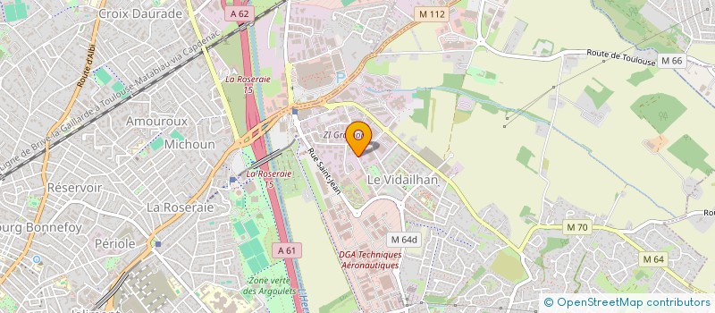 localisation de l'entreprise ETC INVEST  BALMA