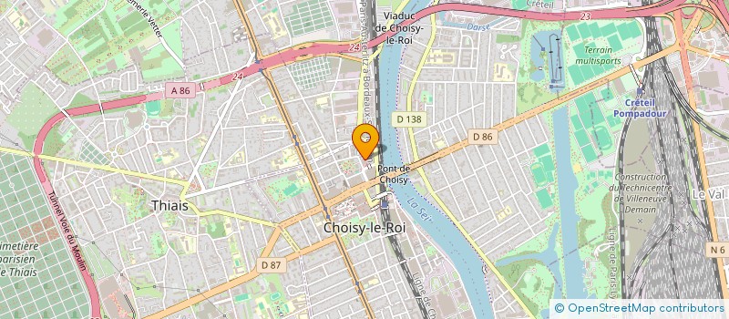 localisation de l'entreprise ETC SOLUTIONS  CHOISY-LE-ROI