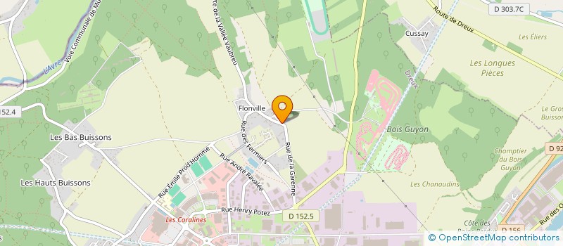 localisation de l'entreprise ETCA à DREUX